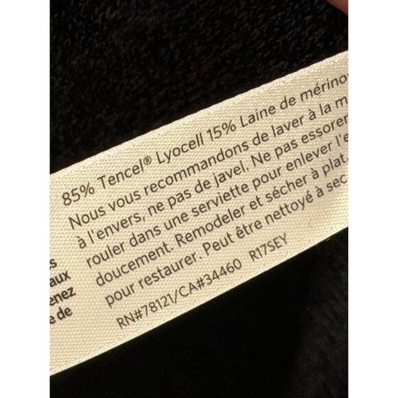 Eileen Fisher Grey Tunic Sweater Sz M Tencel & Merino Wool Sweater - Picture 9 of 12